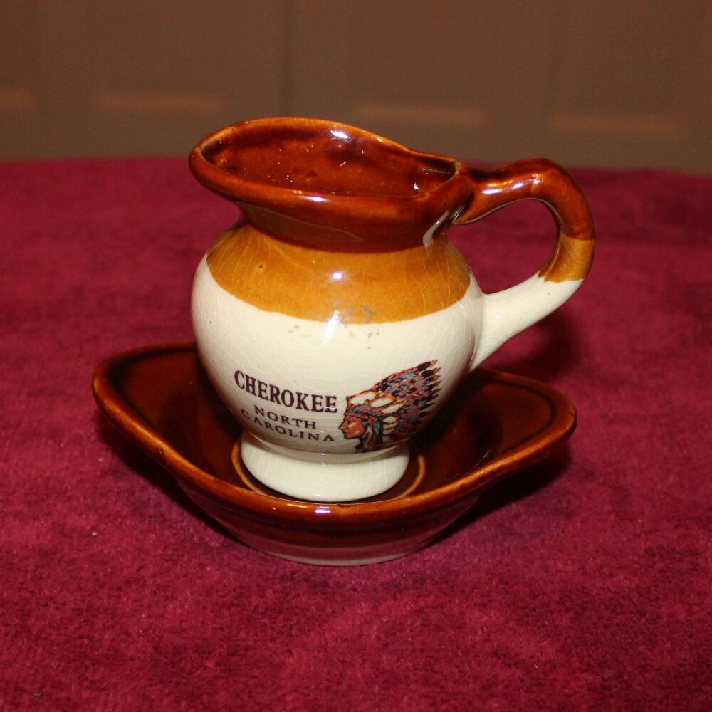 Vintage Miniature Wash Basin - Cherokee, North Carolina